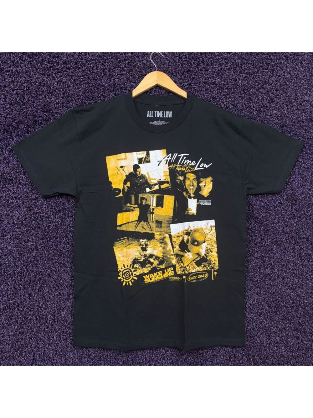 All Time Low Wake Up, Sunshine T-Shirt Size Large